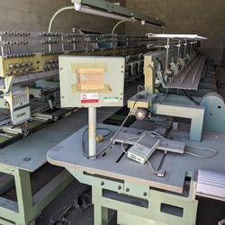 2) Tajima TME HC 912 Embroidery Machines Javelin Pro Series And More