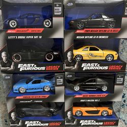 Fast And Furious Legacy Series 1:32 Diecast Car Lot