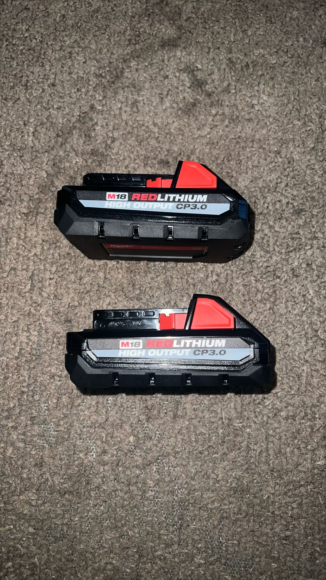 Milwaukee M18 High Output CP3.0 Batteries New