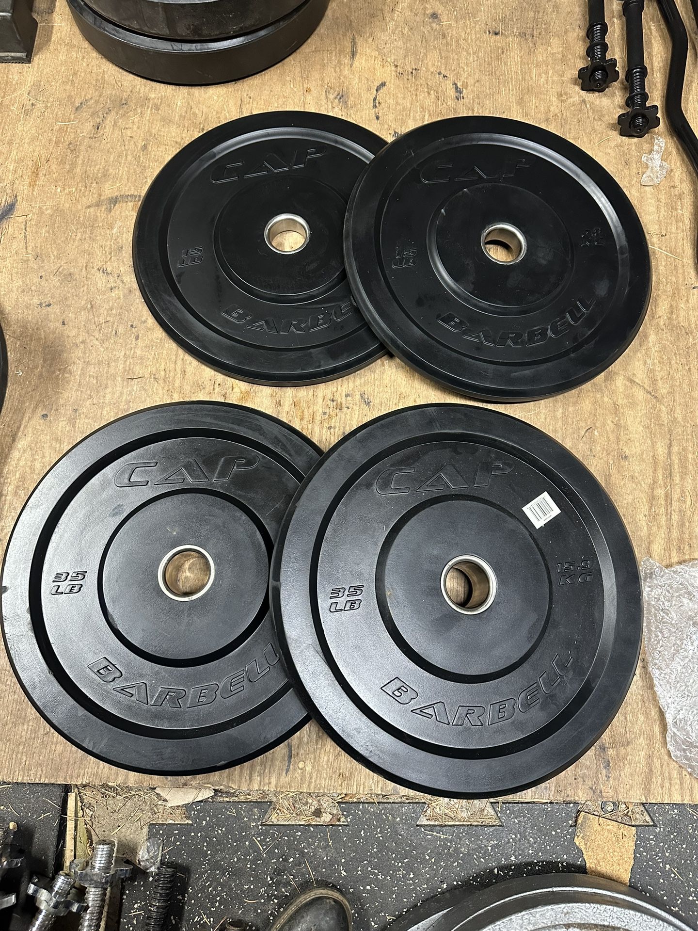 15 & 35lb Bumper Plates