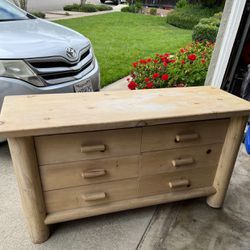 Solid wood dresser very heavy