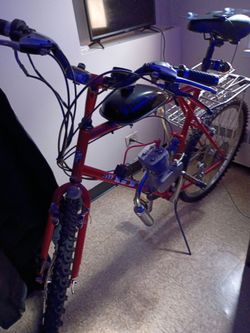 Bike red 26inchmotor bikered