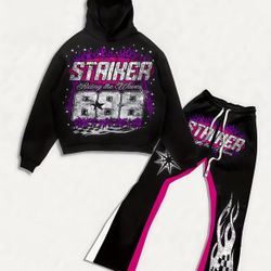 Red And Purple Striker Hoodie