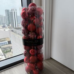 Christmas Red Balls Ornaments