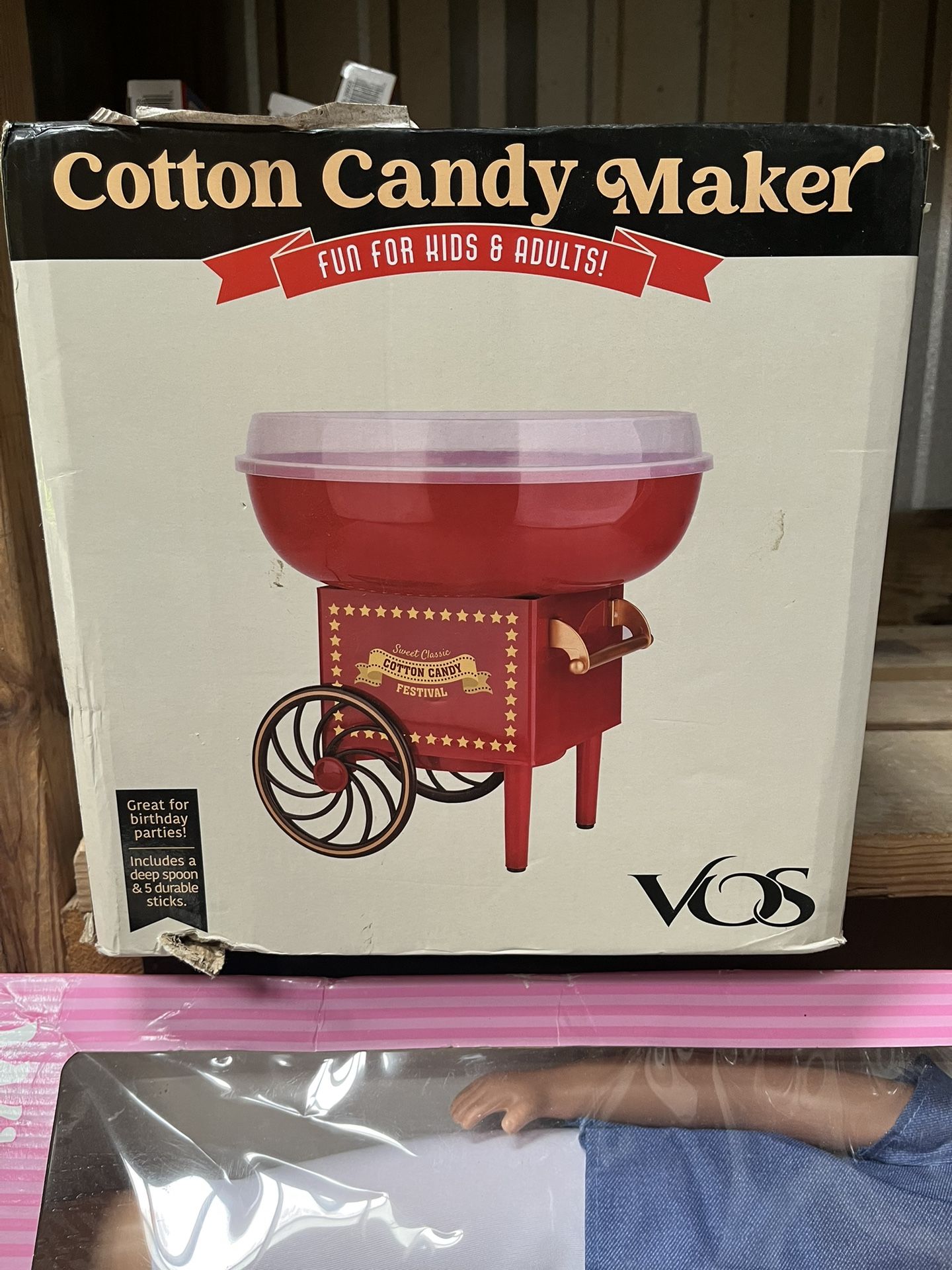 VOS Mini Cotton Candy Machine