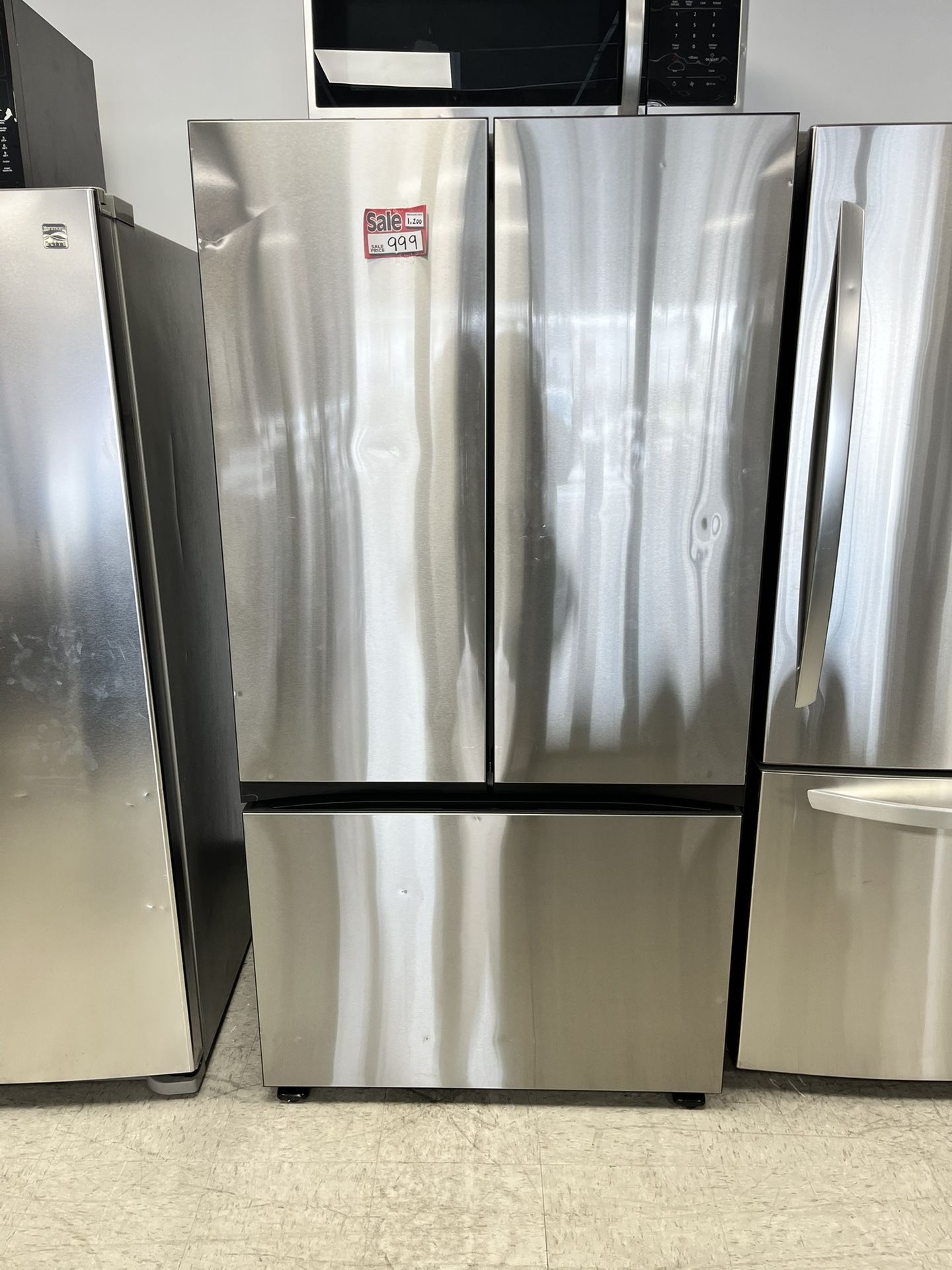 Samsung 36in. With Ice Dispenser And Water Pitcher Stainless Steel Refrigerator NOW $950‼️‼️