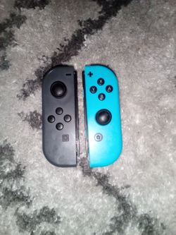Nintendo Switch Controller Joy-Con L /R Set Controller Only Neon Blue And Gray