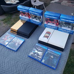 2 Games Of Choose, 2 Sealed controllers of choose 1 Playstation 4 PS4 500GB $200. Or 1000GB $250! $340! 2000GB all works 100%