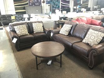 New Ashley sofa and love seat $49 down and take it home today
