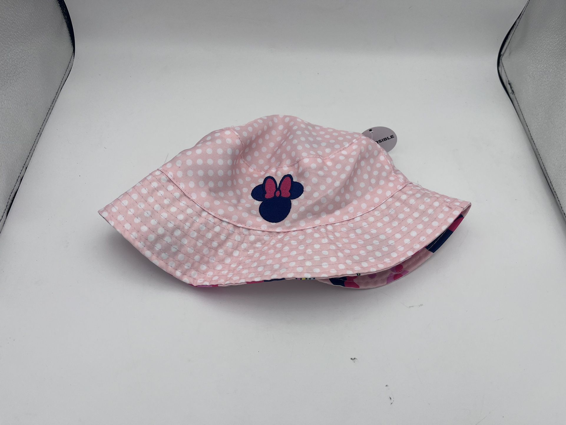 Pink Minnie Mouse Reversible Kids Hat