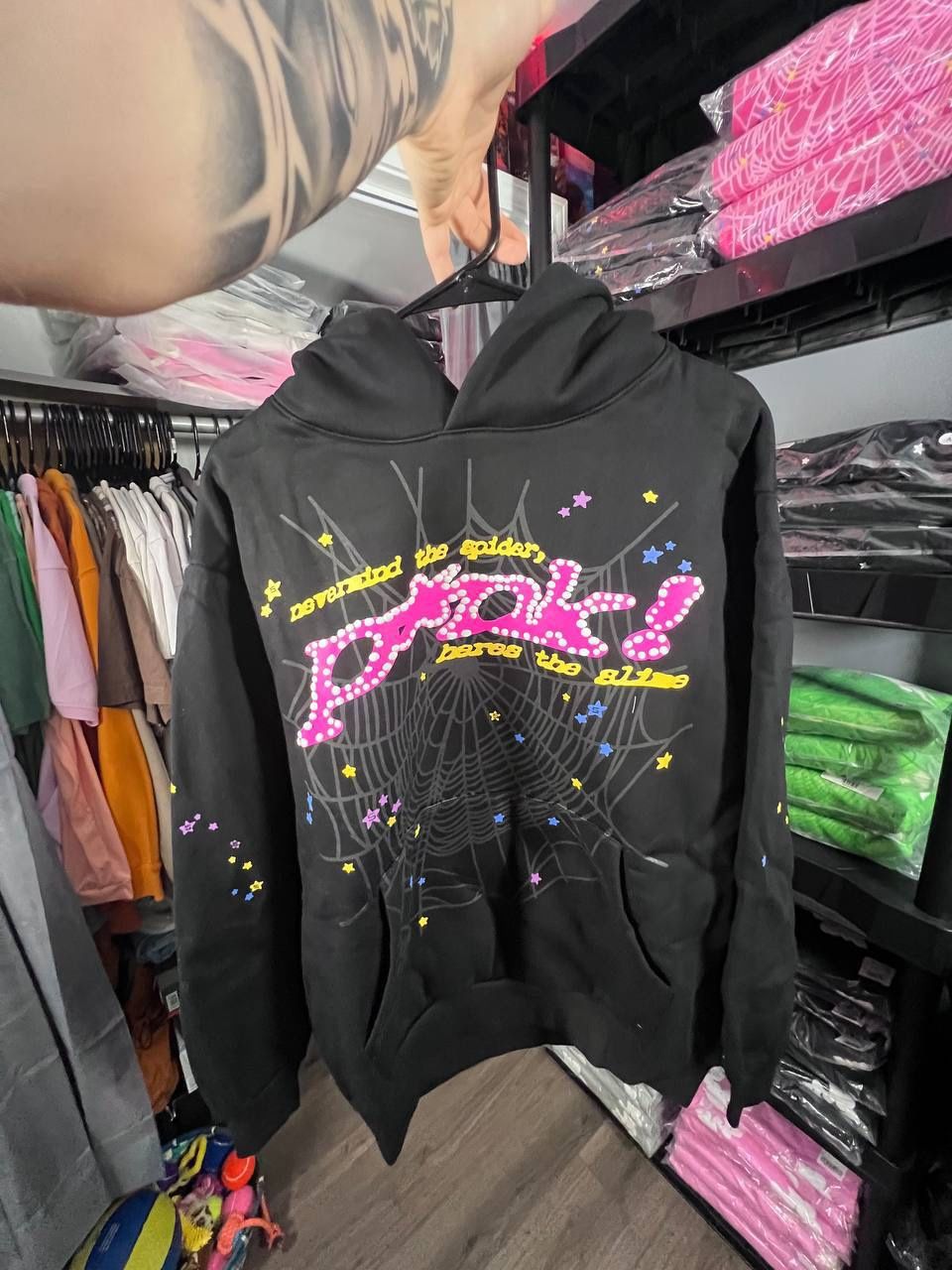 Black Sp5der Hoodie