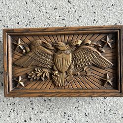 Vintage “AVON” Faux Wood Plastic Jewelry Trinket Box. Approx. 6-1/2x11.