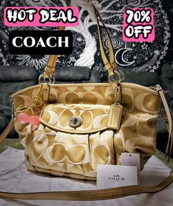 Vintage Y2K Coach Soho Shoulder Bag Tote Handbag  New Without Tags 