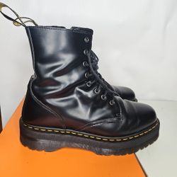 Dr Martens Boots Men's Leather Black Size 12