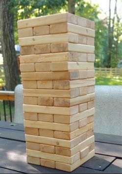 Giant Jenga Wooden Tumbling Tower Game