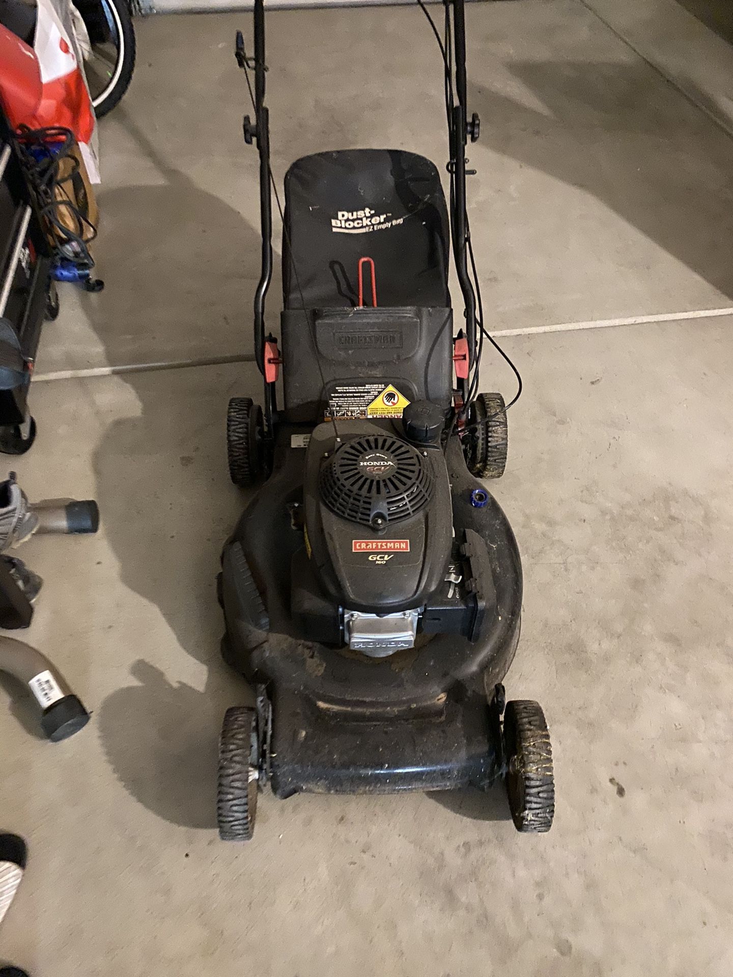 Craftsman lawn mower Honda gcv 160 engine doesn