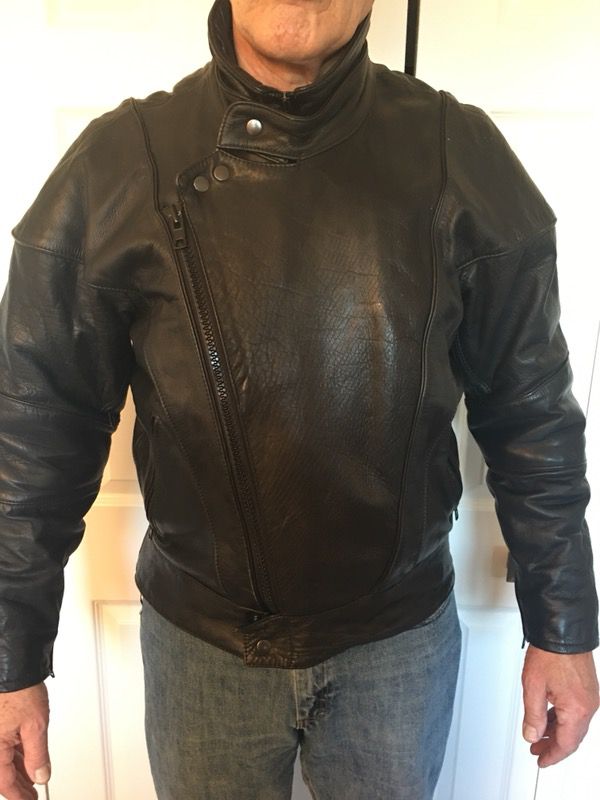 Motoline leather motorcycle jacket
