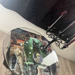 Custom Cat side Table – One-of-a-Kind Piece