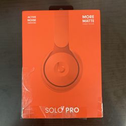 Beats Solo Pro Wireless Headphones- Red (more matte, PW)