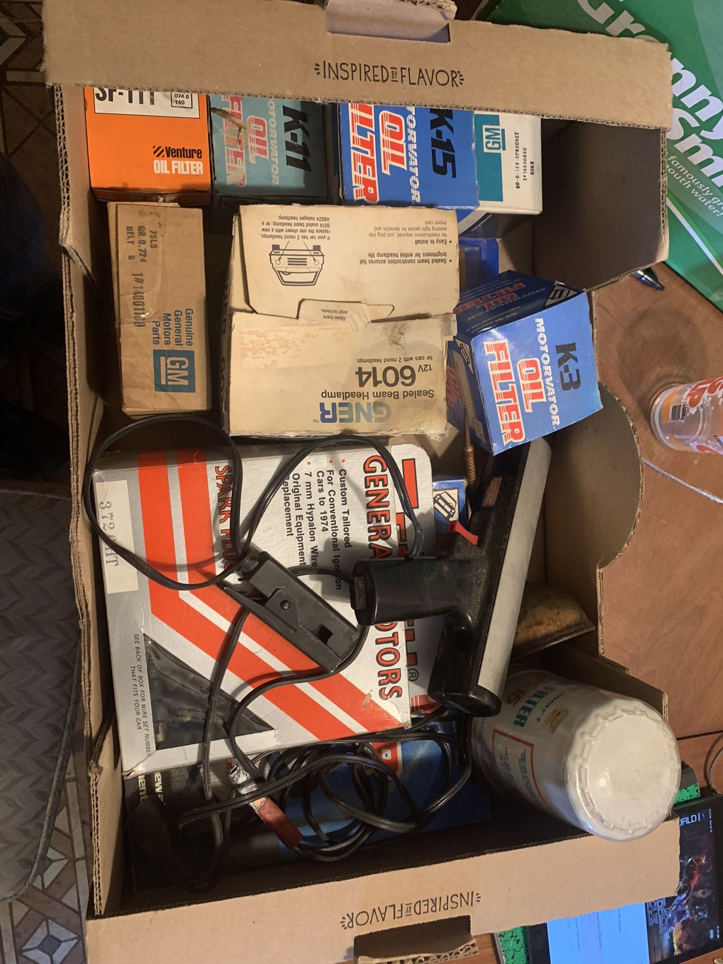 New Old Stock Air And Oil Filters And Tools