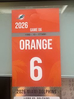 Miami Dolphins Parking