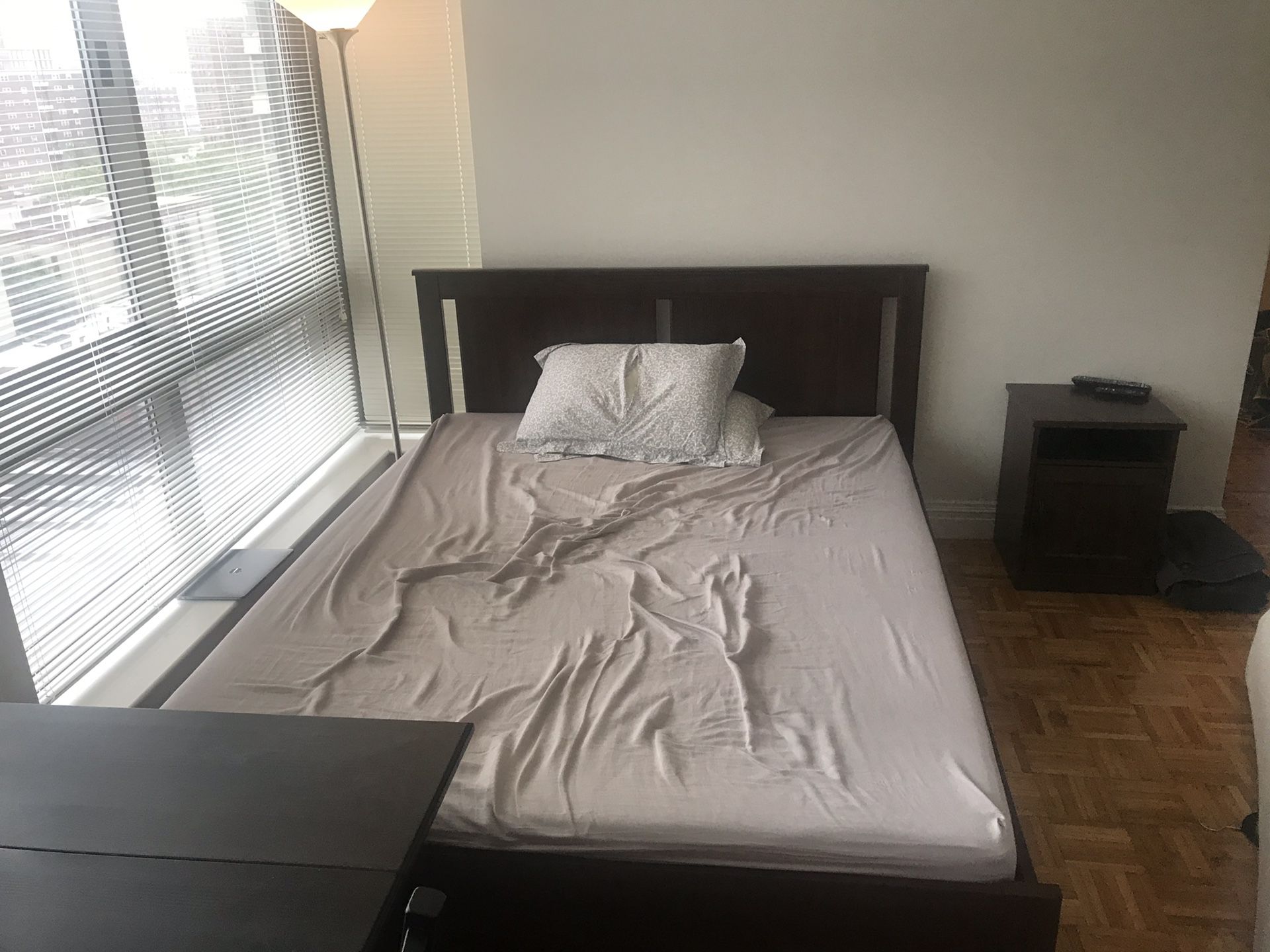 Bedframe+memory foam mattress (Songesand+Matrand IKEA)