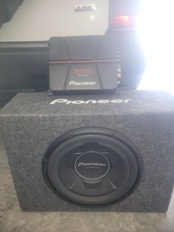 Pioneer Sub And Amp