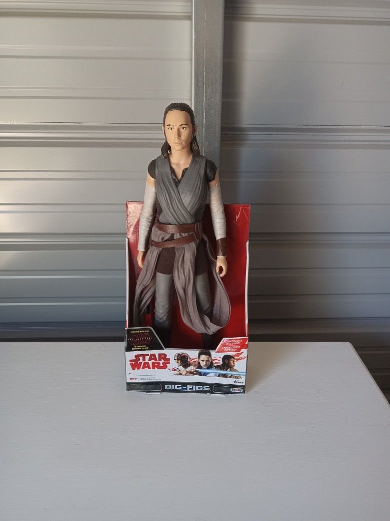 Star Wars Big Fig, The Last Jedi, Rey Action Figure 18