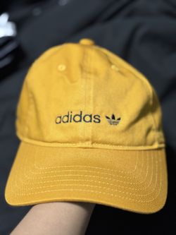 Yellow adidas baseball hat