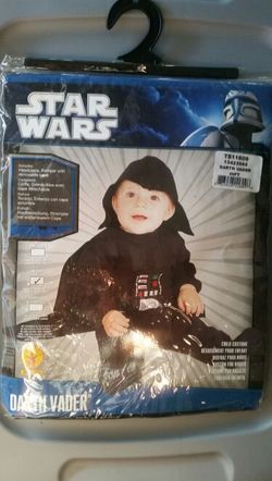 New star wars darth vader rubies baby child infant 6-12 months costume Halloween