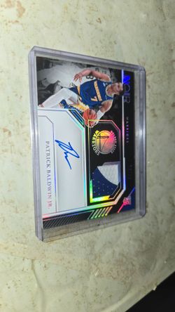 2022-23 Panini Noir Rookie Color 40/99 Patrick Baldwin Jr #356 Patch Auto