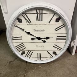 WHITE CLOCK