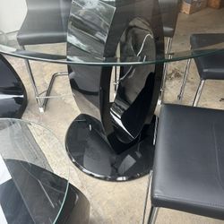 Dinner Set and Side Tables