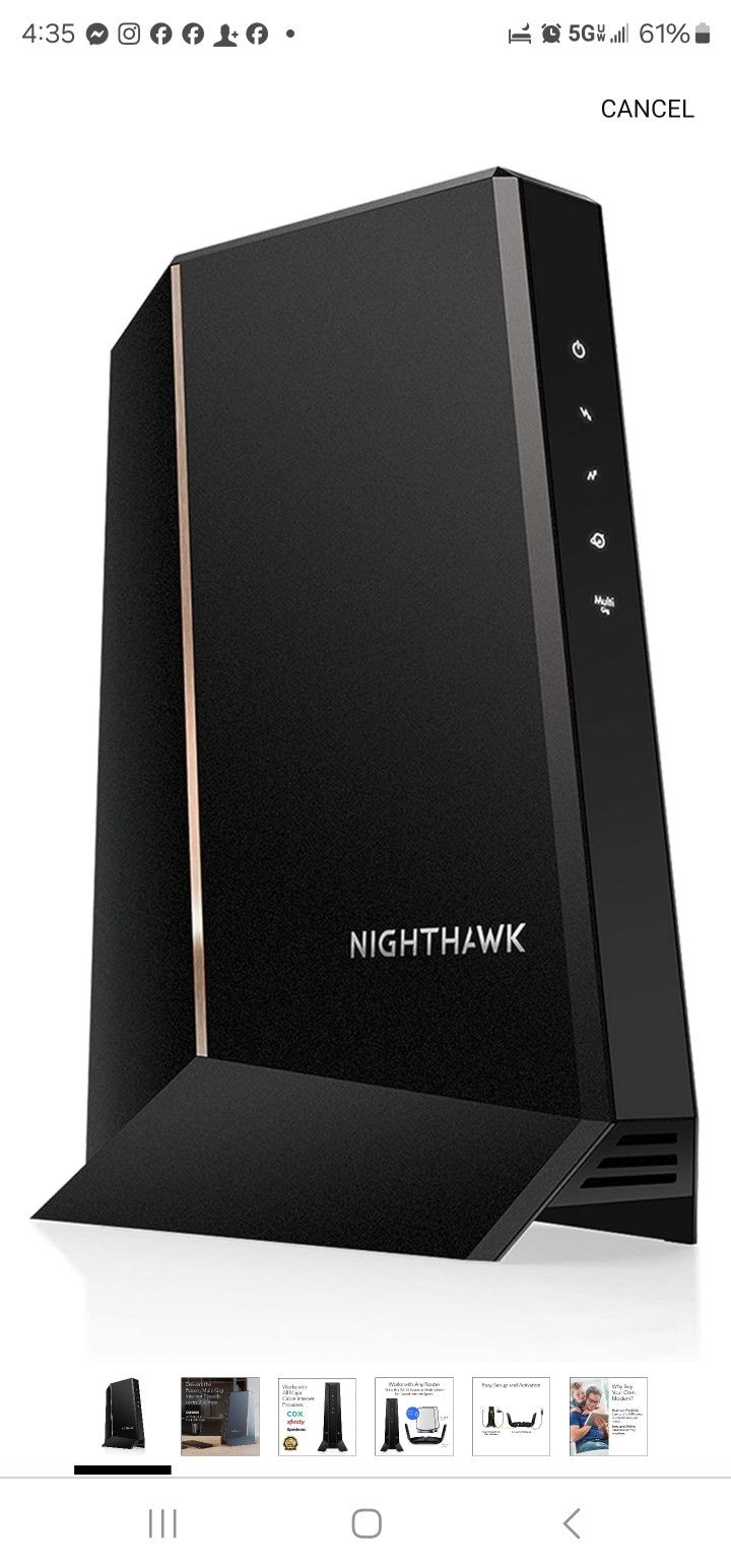 Nighthawk CM2000 Modem