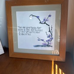 Wall Hanging With Inspirational Quote