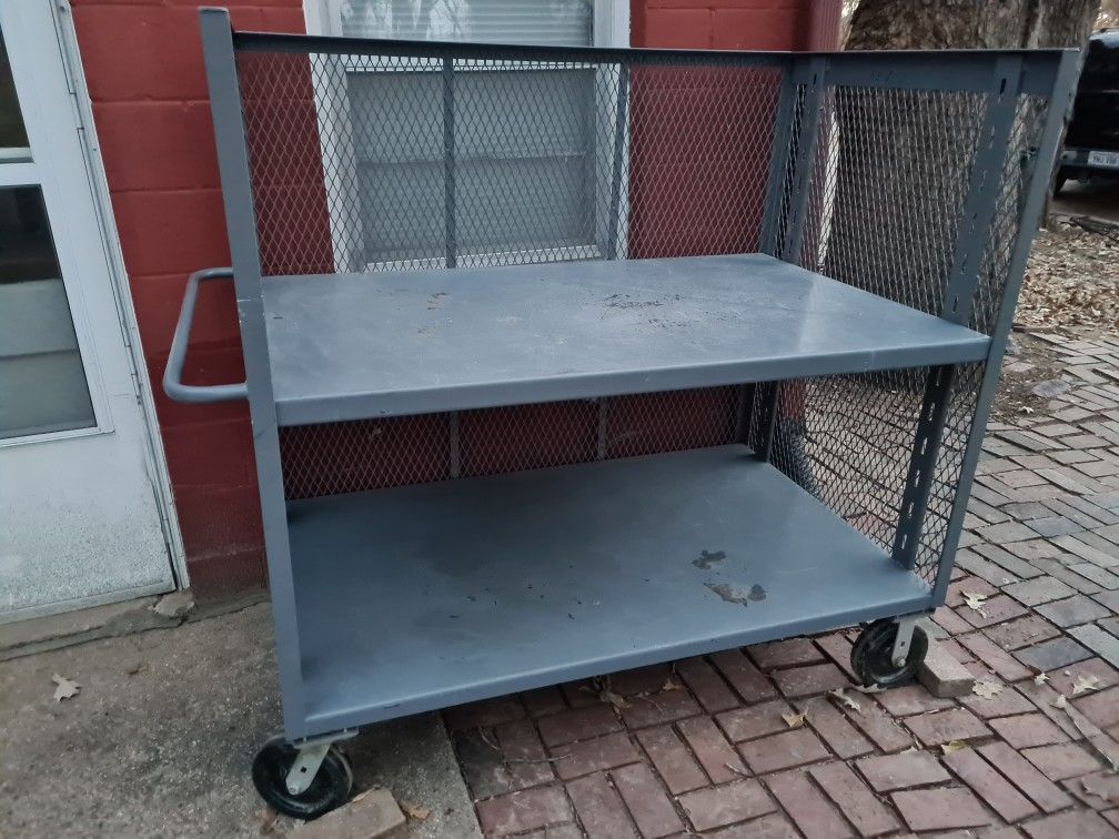 Rolling Welded Steel Picker Cart