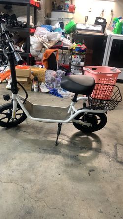 E Scooter with seat