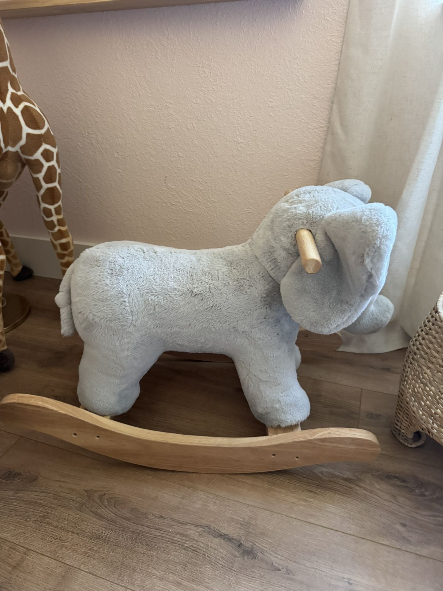 Pottery Barn elephant rocker 