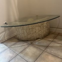 Tessellated Mactan Stone Coffee Table