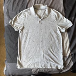 Old Navy Gray Anchor Polo