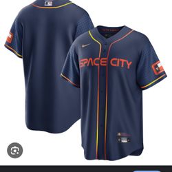 Houston Astros Nike Navy City Jersey 2XL