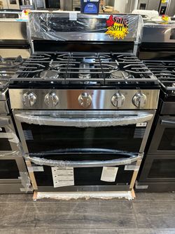 LG Double Oven Gas Stove Take It Home $0 Initial Payment Please Read Description