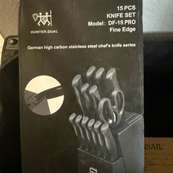 15 pcs knife set
