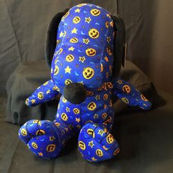 Halloween Peanuts Plush Cedar Fair Snoopy Pumpkin Blue Comic With Tags