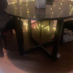 Black Dining Room Table