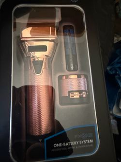 babyliss rose gold shaver