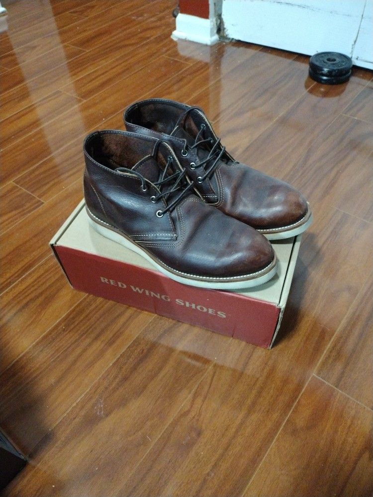 Red Wing Mens Chukka Work Boots 10.5 D