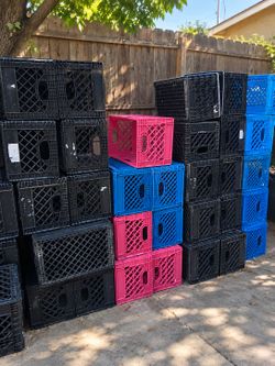 Used milk crates