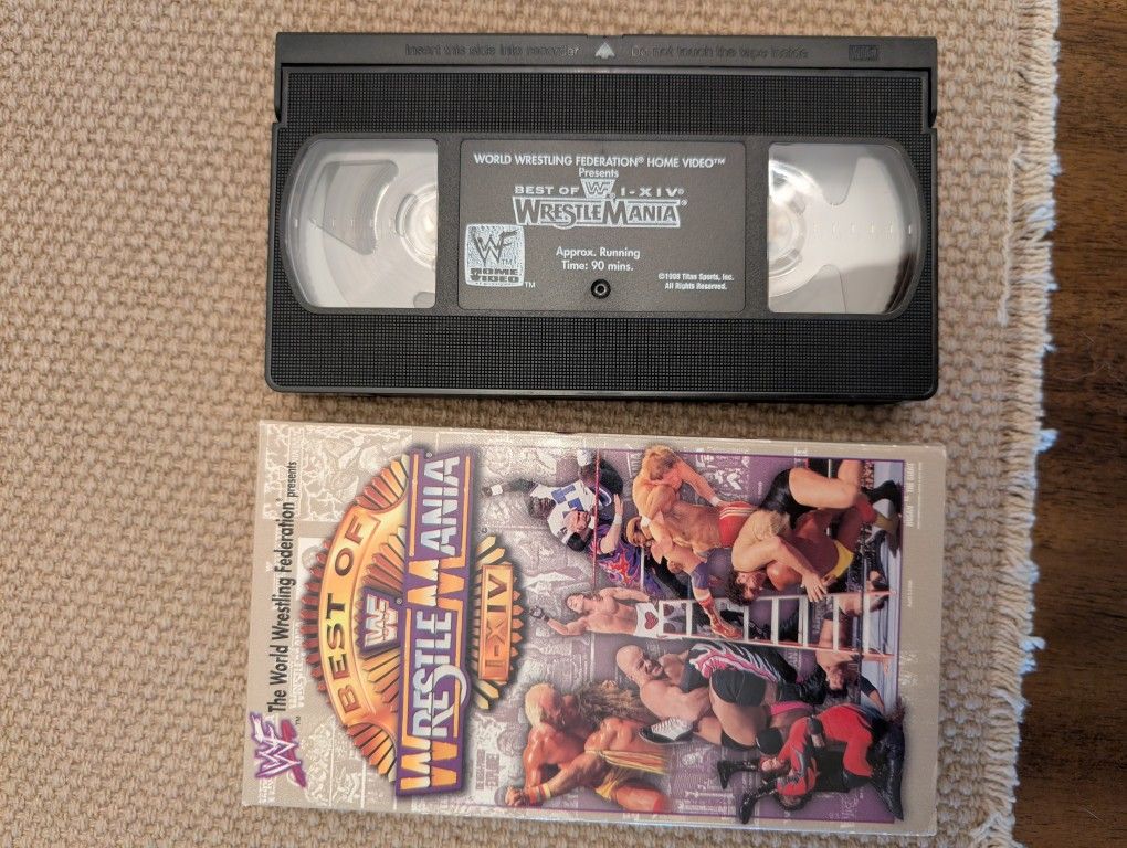 WWF - Best of Wrestlemania I - XIV (VHS, 1998)