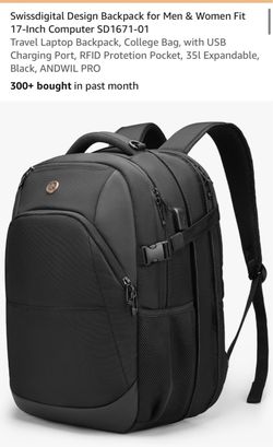 Swissdigital Design Laptop Backpack SD1671-01
